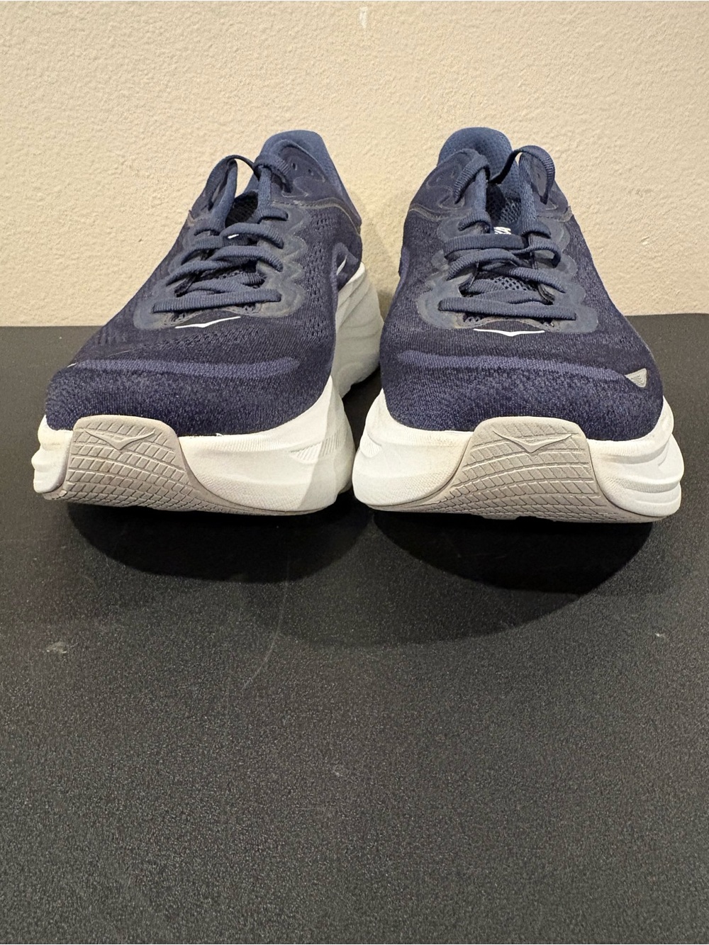 Hoka One One Bondi 9 Mens Size 12.5 EE Wide Blue White Running Shoes Sneakers - Picture 8 of 9